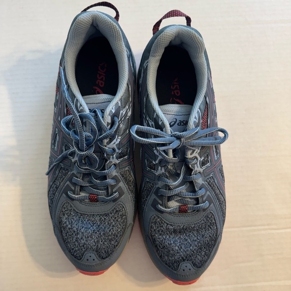 Asics Gel-Venture 6 Steel Blue Pink Camo Lace Up Athletic Sneaker Womens 11 - Picture 2 of 7